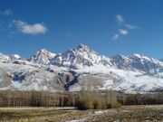 Demirkazik Crest of Aladag Mountains in Nigde Turkey