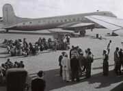 Yemenites at Aden airport