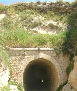 The train tunnel in Samaria