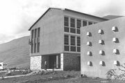 NEWLY CONSTRUCTED REGIONAL COUNCIL BUILDING, KIRYAT SHMONA IN UPPER GALILEE prhsi 1956