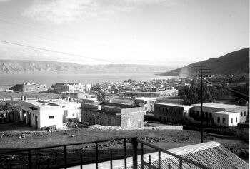 TIBERIAS SEEN FROM KIRIAT SHMUEL. העיר טבריה.D393-046