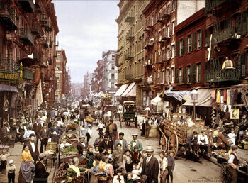 Mulberry Street NYC c1900 LOC 3g04637u edit