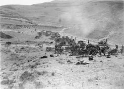 Battle of Megiddo (1918) Destroyed Turkish transport