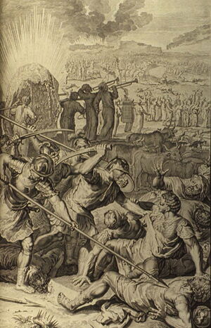 Figures Five Kings of Midian Slain by Israel