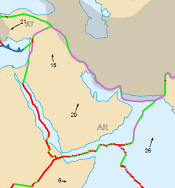 Arabian Plate map-uni