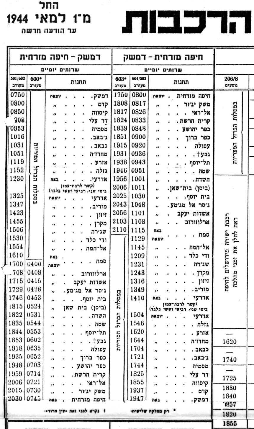 לוח הזמנים משנת 1944 - ויקיפדיה