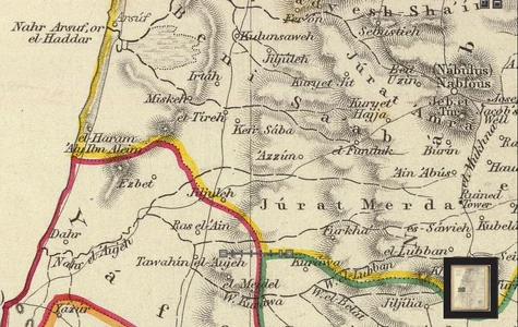 מפה צרפתית משנת 1826 David Rumsey Collectyon