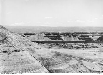 The bridgehead at Auja, in the Jordan Valley, Palestine