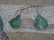 זוג אגסים בפסיפס מווילה מקורינתוס, יוון