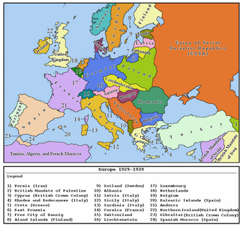 EUROPE 1919-1929 POLITICAL 01