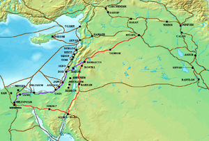 Ancient Levant routes