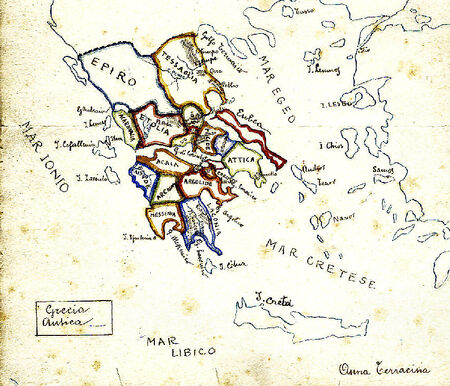 Map of grecia anna maria terracina