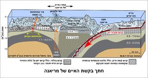 Cross section of mariana trench He