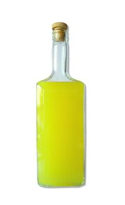 Homemade limoncello