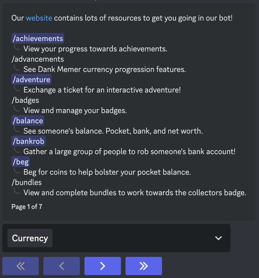 Commands Dank Memer Wiki Fandom