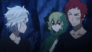 Bell, Ryuu, and Welf