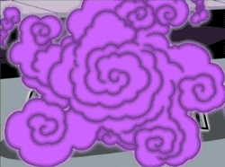 Teletransportación (con humo).