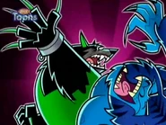 Lobo contra un tigre fantasma