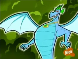 Dorathea en su forma dragón