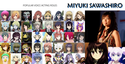 Miyuki Sawashiro map image