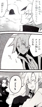 Hugh finds Hal and the Professor inside the igloo.