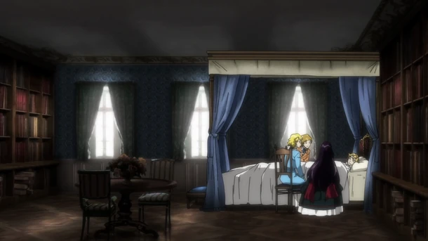 A bedroom of the Disward mansion.