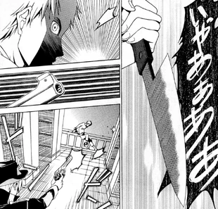 Hugh saves Jessica from the serial killer.