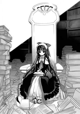 The secret basement of the Disward mansion, as seen in the manga.