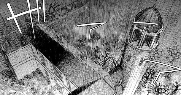 The Disward estate, as seen in the manga.