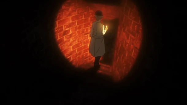 The secret passage leading to the basement of the Disward mansion.