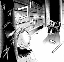 Wesley opens the Labyrinth Library, as seen in the manga.