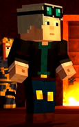 Minecraft Story Mode White Hair