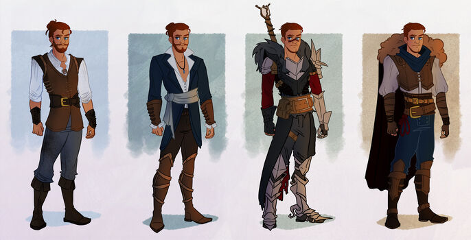 Dragon Age AU: Cousland/Mahariel before the final battle [mod] 