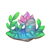The map icon for The Grove, which consists of dreamy blue and green succulent foliage.