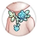 Lilia's Ice Flower Gem Necklace thumbnail.
