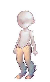 Jeweled Unicorn Legs fullbody preview.