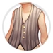 Tailored Vest Grey thumbnail.