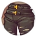 Wras' Buckled Brown Jeans thumbnail.