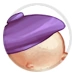 Round Lilac Beret thumbnail.