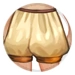 Johaness' Pale Cream Puffy Shorts thumbnail.