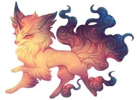 Ashen Cinder Fox unevolved image.