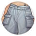 Grey Cargo Pants thumbnail.