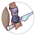 Fantasia's Silver Dagger Gloves thumbnail.