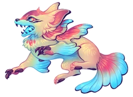 Fanged Koihound unevolved image.