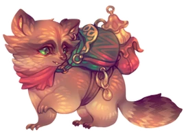 Peddler Raccoon unevolved image.