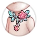 Lilia's Flower Gem Necklace thumbnail.