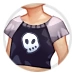 Black Cropped Shirt thumbnail.