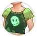 Green Cropped Shirt thumbnail.