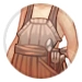 Corduroy Cooking Apron thumbnail.