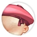 Rosey Ribboned Beret thumbnail.